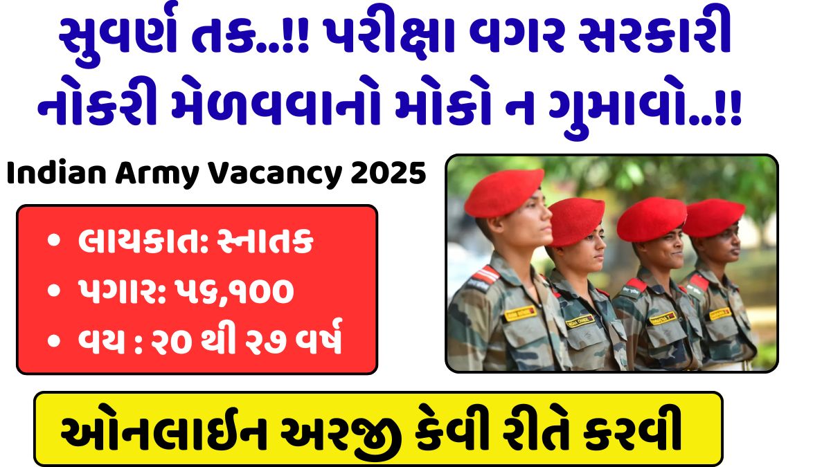Indian Army Vacancy 2025