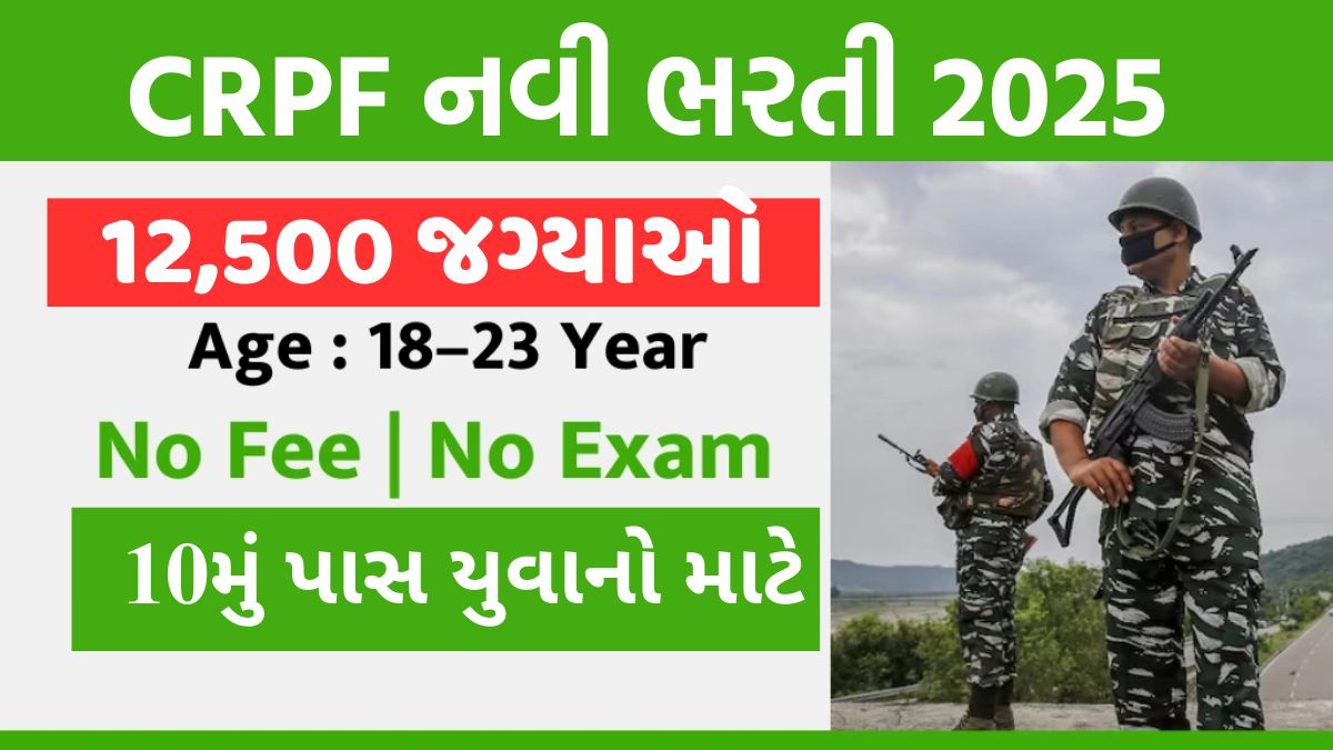 CRPF New Recruitment 2025
